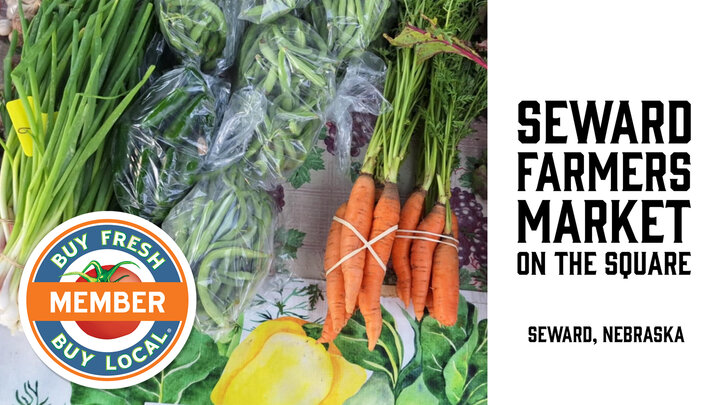 Seward Farmers Market on the Square Spotlight Image showing a variety of locally grown produce