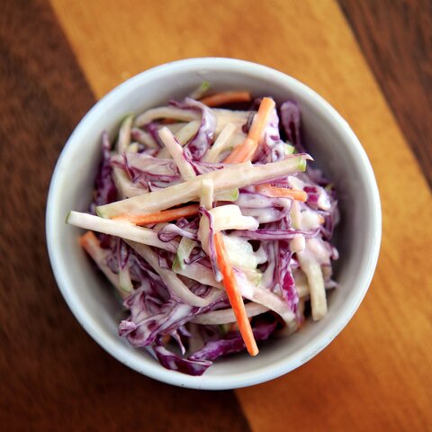 Cabbage and Apple Slaw